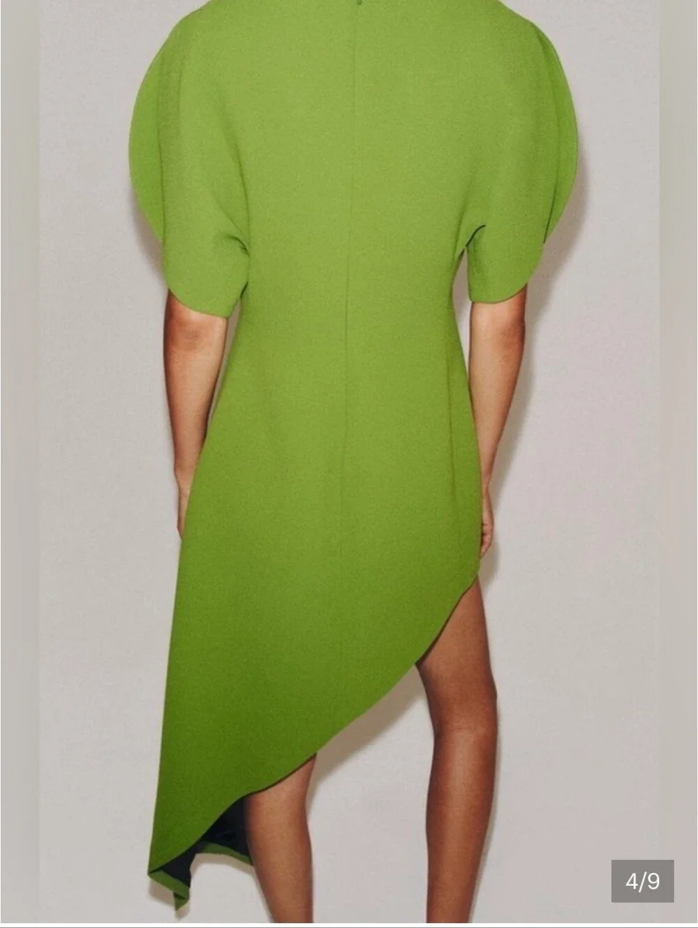 Zara Green Asymmetric Dress